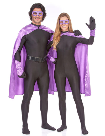 Odrasli Purple Super Hero komplet