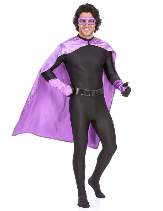 Odrasli Purple Super Hero komplet