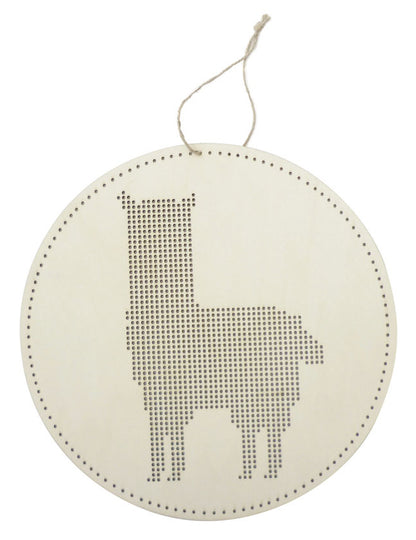 Komplet za vješanje lame s vezom 22 cm drveni