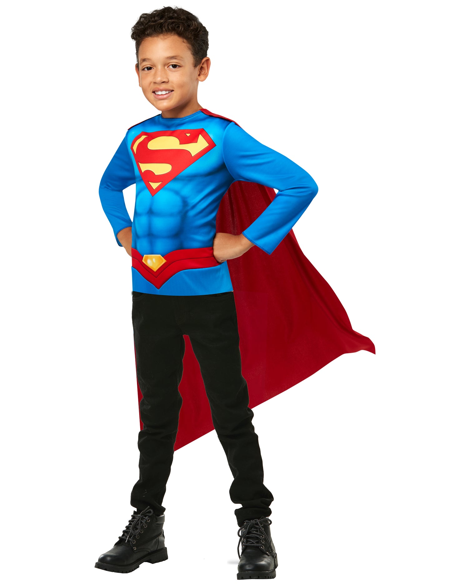 Dječji Superman top i ogrtač komplet