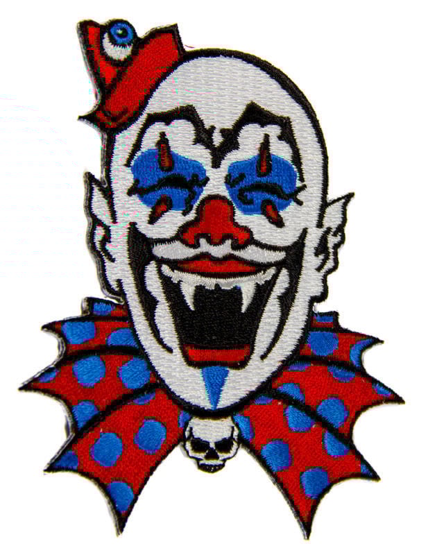 Gotički klaun patch11 x 9 cm