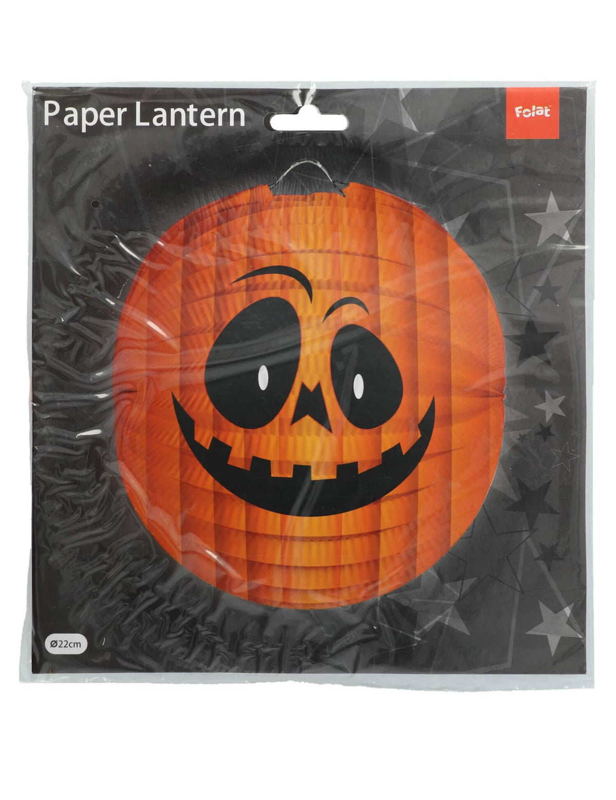 Pogled ispod ambalaže halloween bundeve lampiona