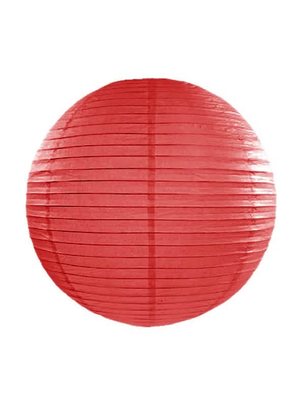 Crvena okrugla japanska papirnata lanterna