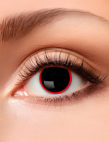 Kontaktne leće bez crne maštovite korekcije crveni obris odraslih