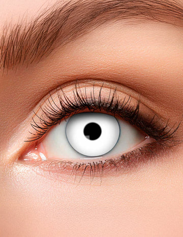 Bijele fantazijske leće za oči za odrasle