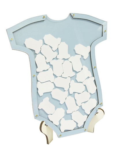 Knjiga gostiju s 24 dijela, plavi drveni okvir