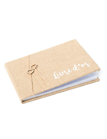 Zlatna knjiga Jute 64 stranice 16,5 x 24 cm