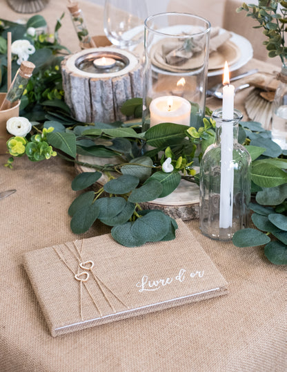 Zlatna knjiga Jute 64 stranice 16,5 x 24 cm