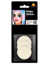 Lot de 3 éponges à maquillage pour adulte et enfant blanches et rondes