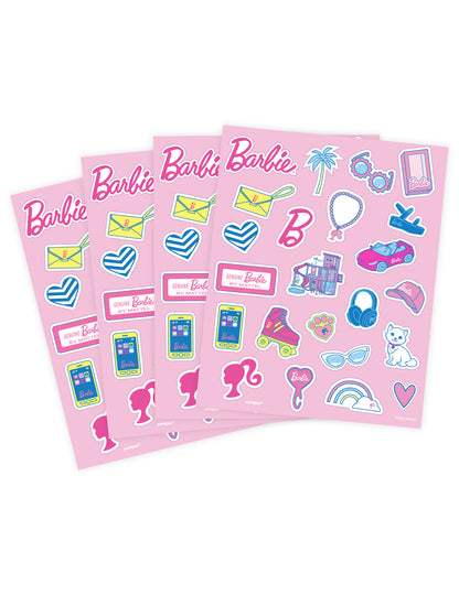 Set od 4 arka Barbie™ naljepnica