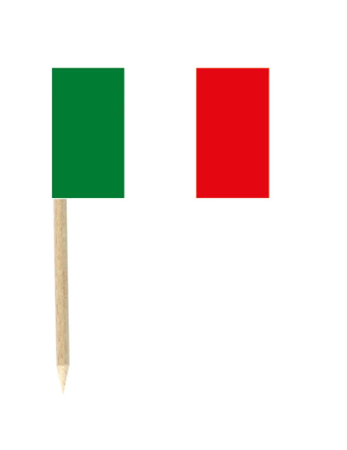 Set mini zastavica italija zelena bijela crvena