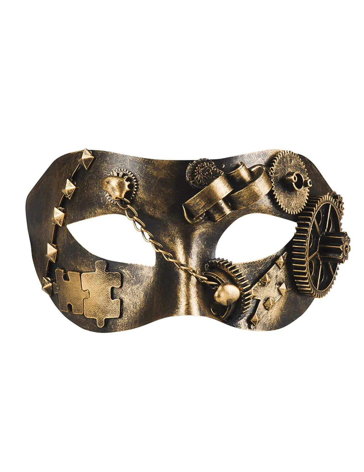 Prednji pogled na steampunk vuk