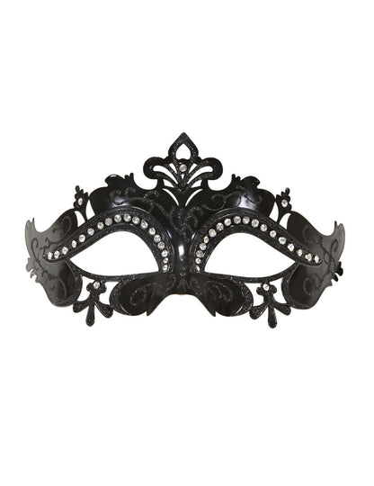 Venitian Wolf Black odrasli rhinestones