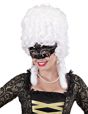 Venitian Wolf Black odrasli rhinestones