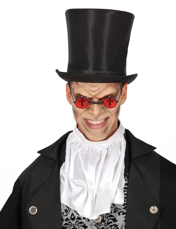 Odrasle crvene okrugle gotičke naočale