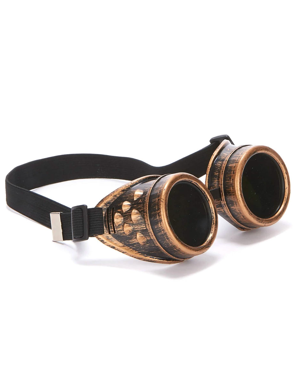 Profilni prikaz steampunk naočala avijatičara za odrasli, bakrene