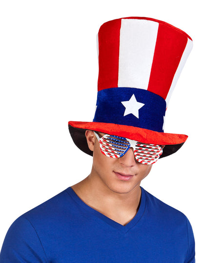 Bijele naočale USA zastave odrasla