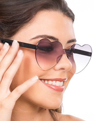 Naočale za srce dimljene staklene odrasle osobe