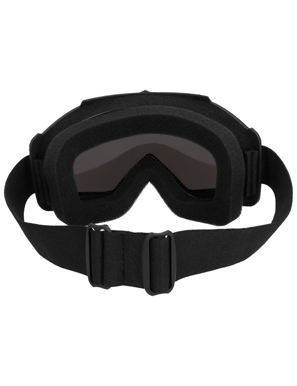 Vue de dos des lunettes de ski avec strass pour adulte