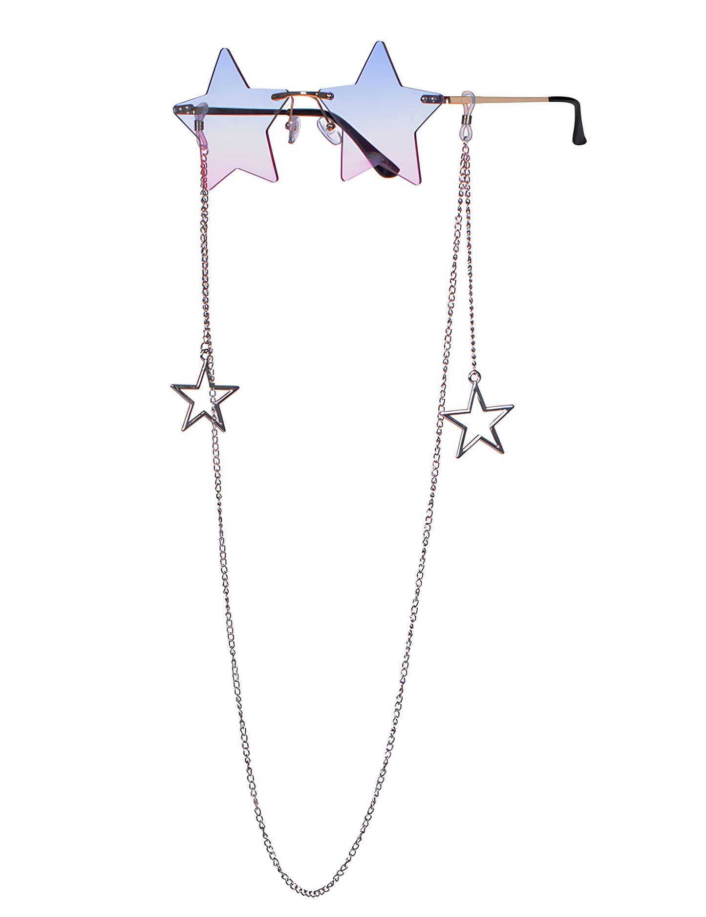 Naočale s lancem u obliku zvijezda za odrasle 