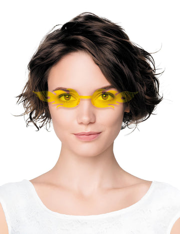 Odrasle žute plamen naočale