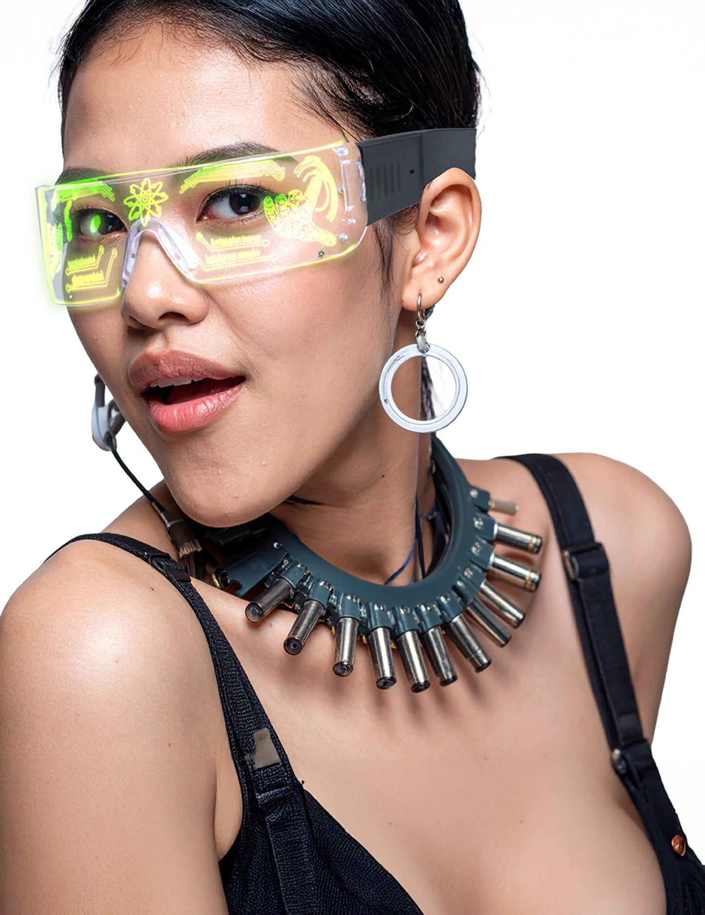 Futurističke naočale s LED svjetlima 