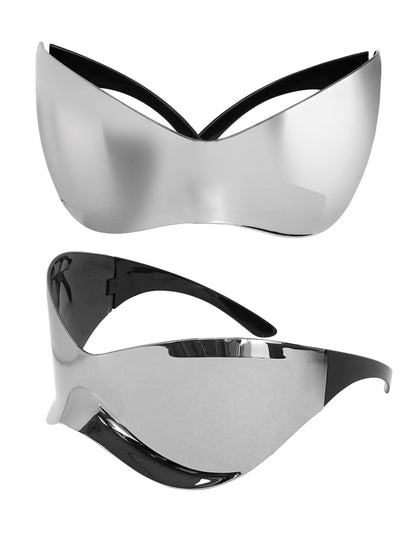 Futurističke naočale s efektom ogledala za odrasle 