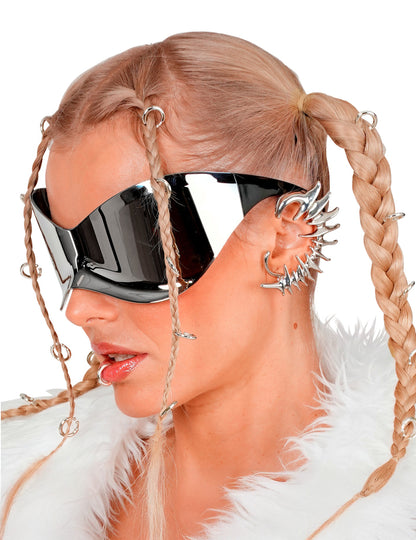 Futurističke naočale s efektom ogledala za odrasle 