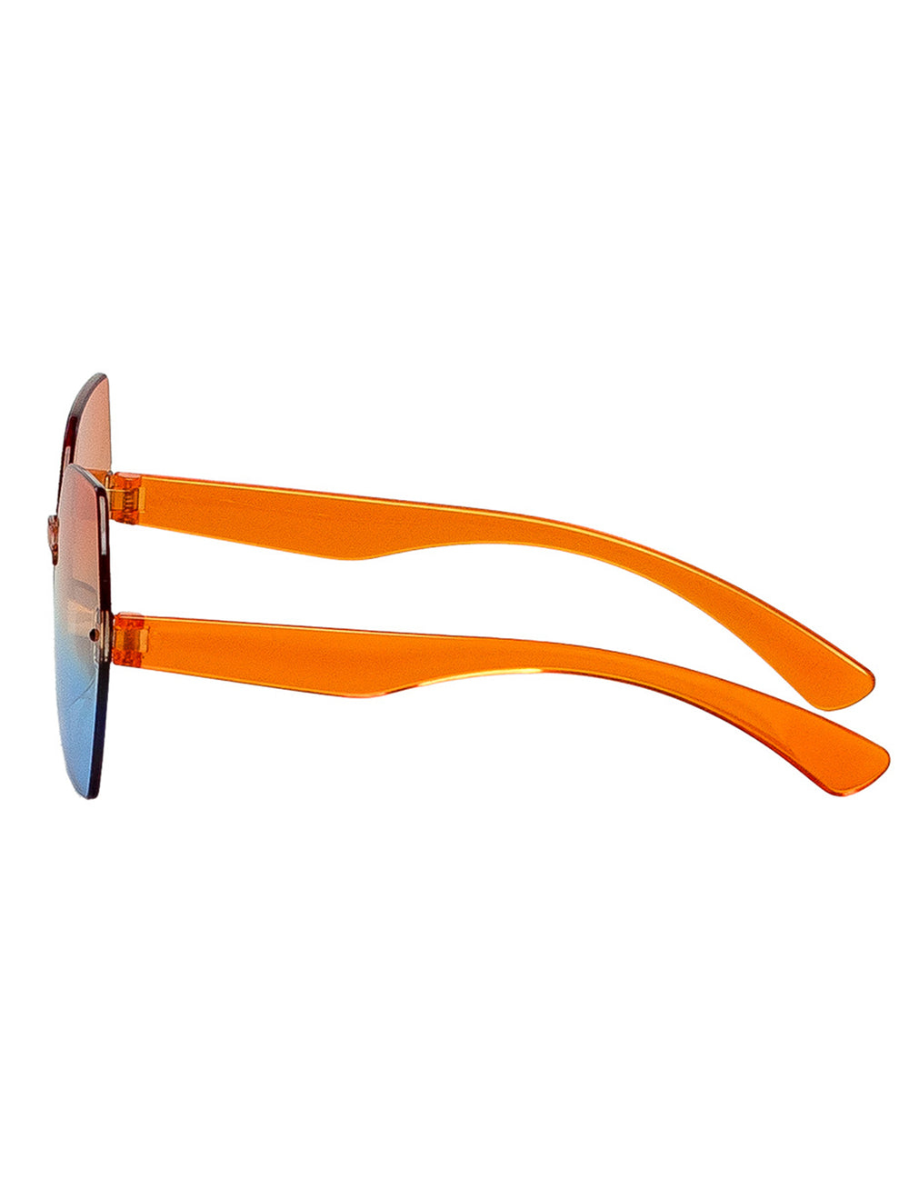 Vue de profil des lunettes party Woodstock