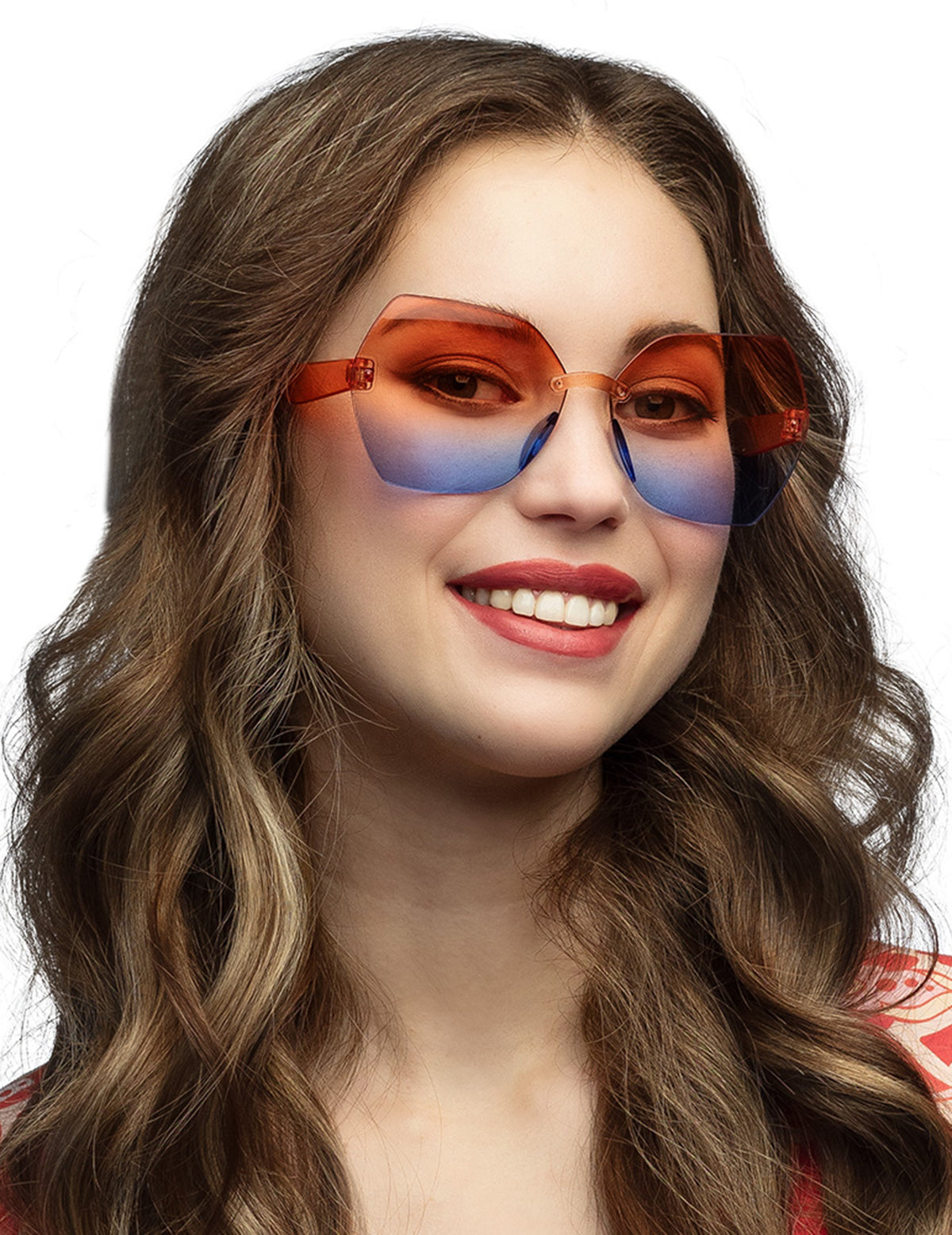 Gros plan des lunettes party Woodstock pour adulte