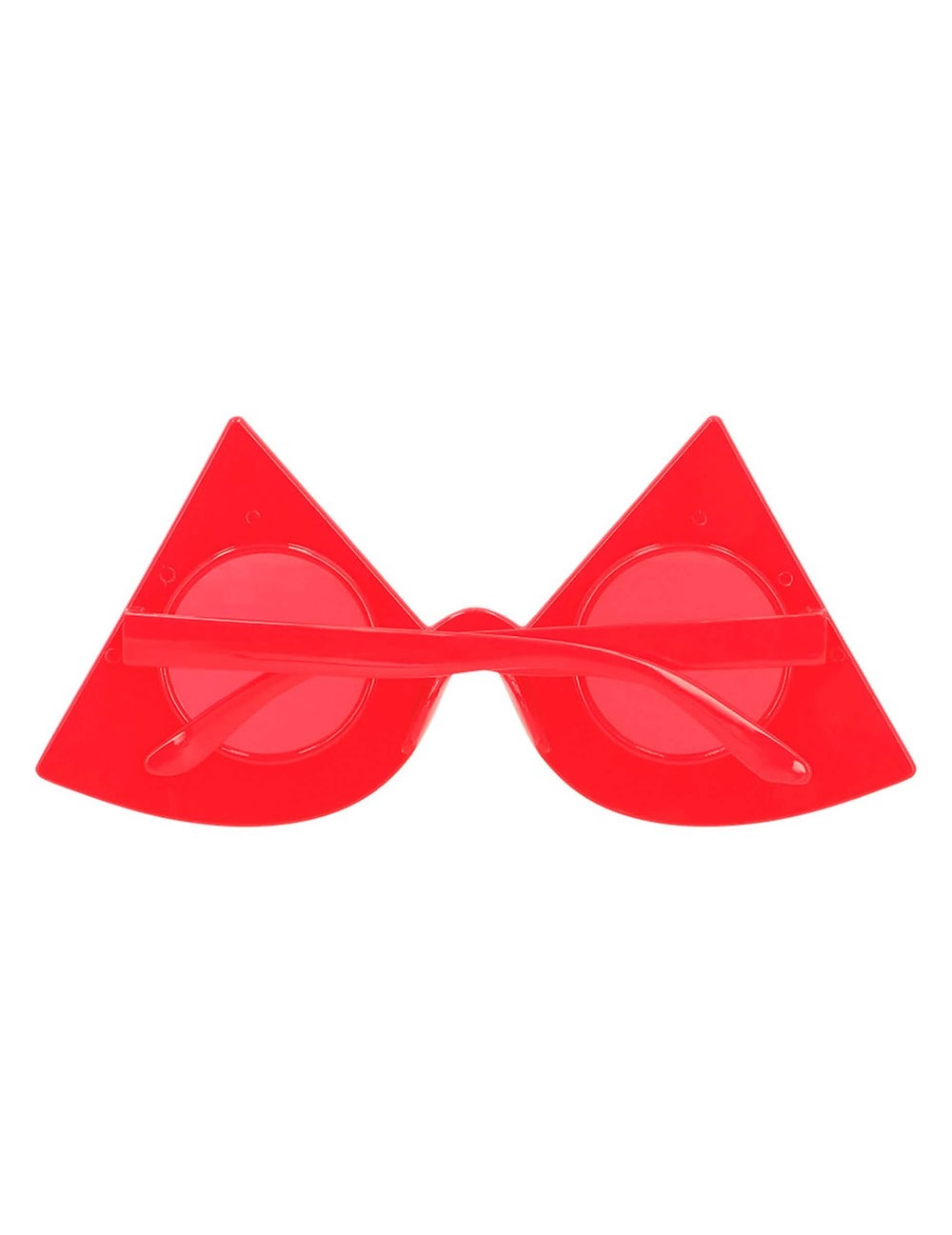Vue de dos des lunettes pastèque pour adulte