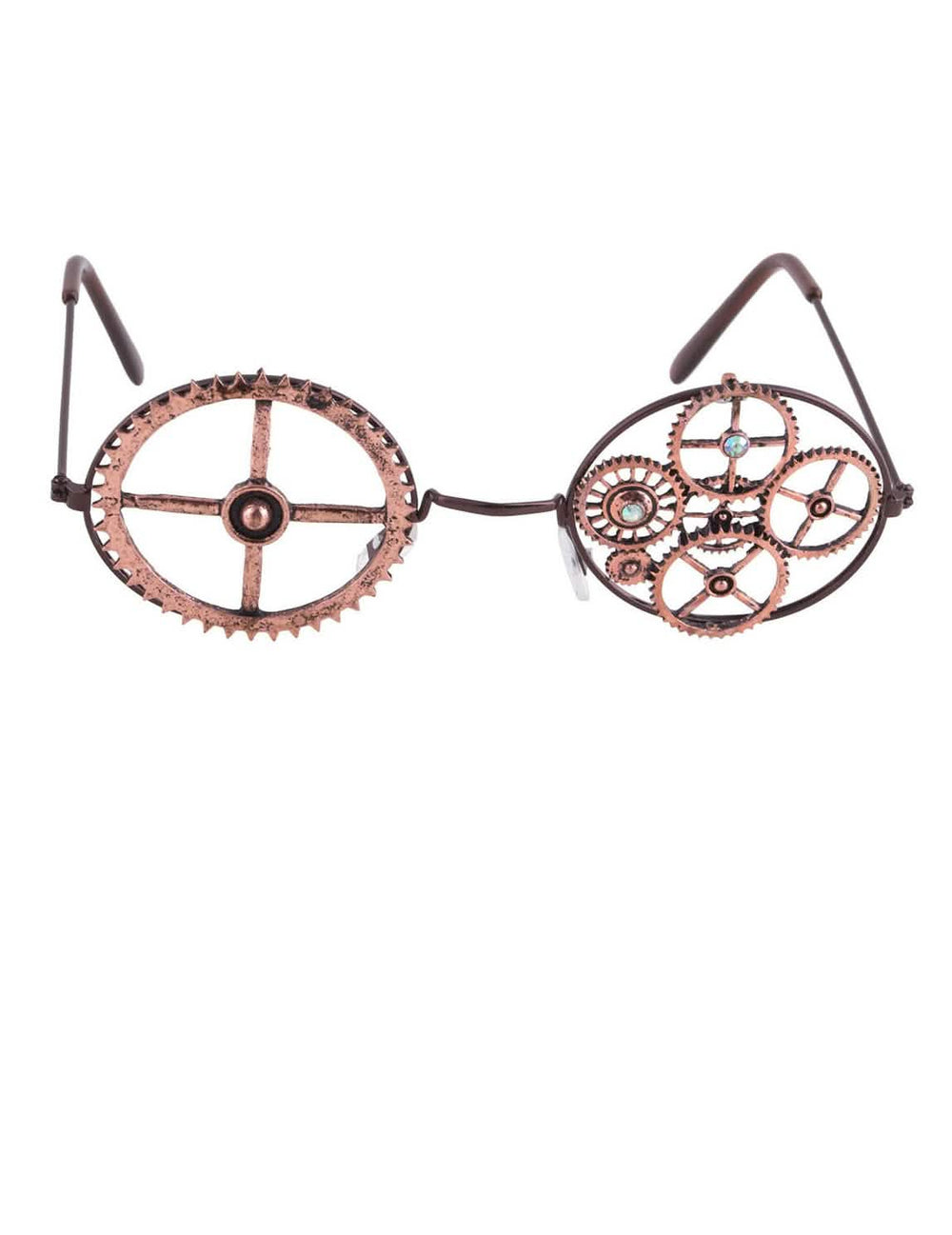 Prednji prikaz okruglih steampunk naočale