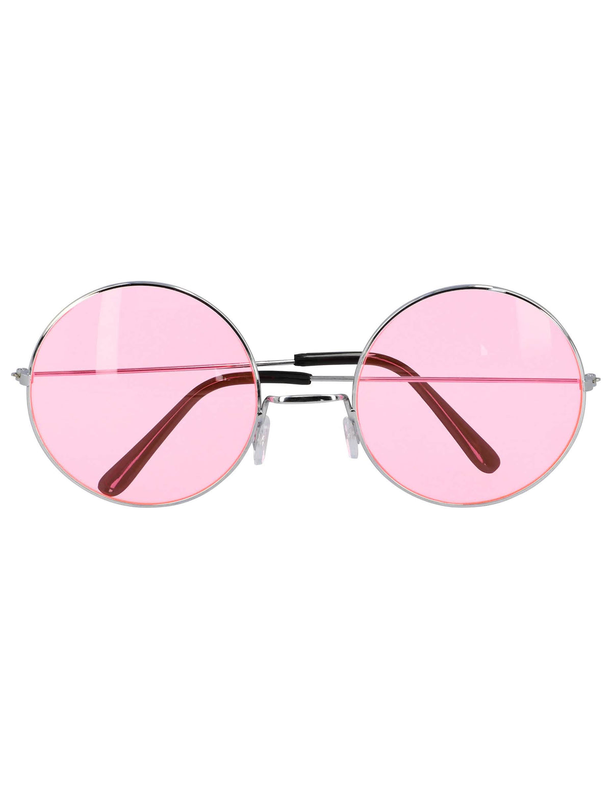 Vue de face des lunettes rondes hippies géantes