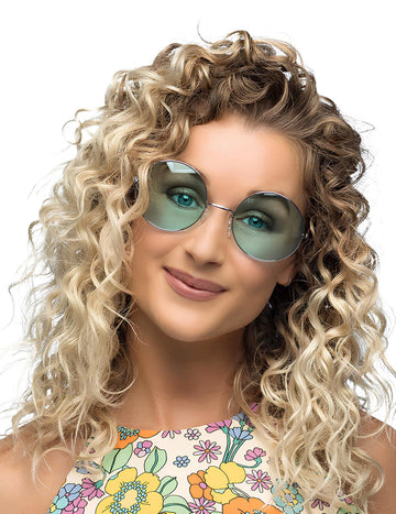 Divovske hipi zelene okrugle naočale