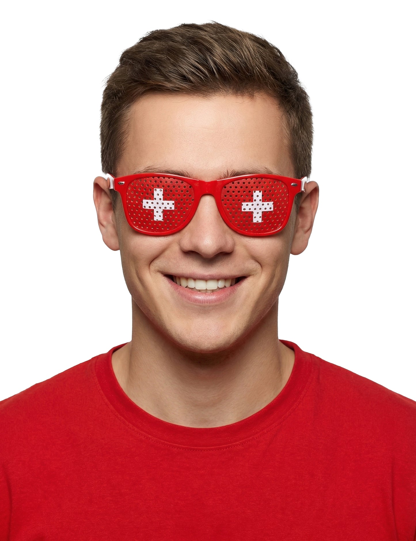 Navijačke naočale sa švicarskom zastavom za odrasle 