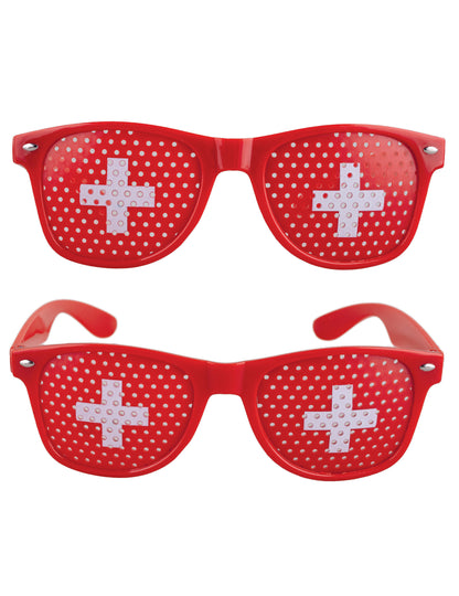 Navijačke naočale sa švicarskom zastavom za odrasle 