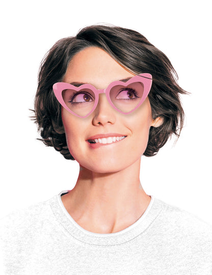 Starinske ružičaste naočale sa srcima