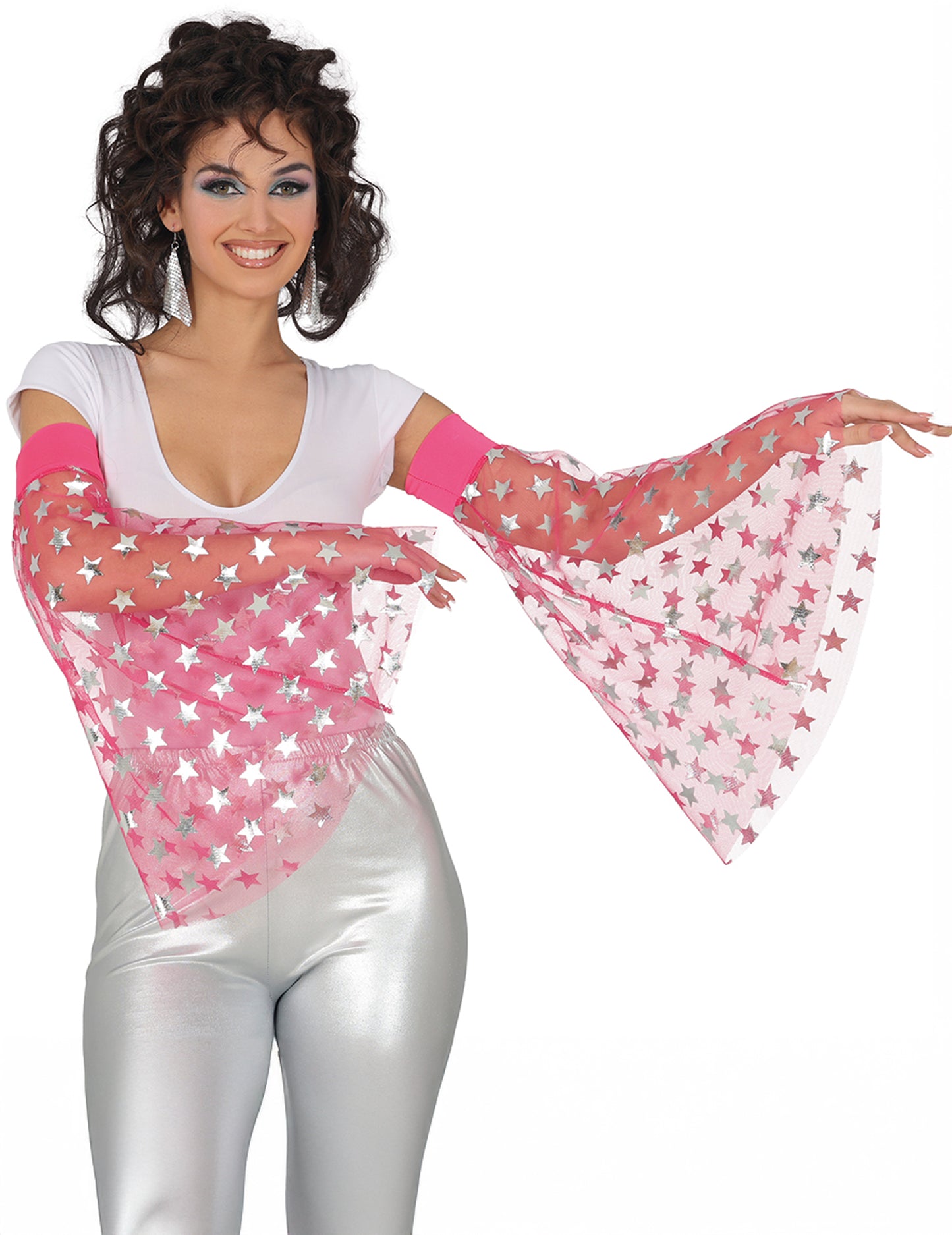 Disco manšete s ružičastim zvjezdicama 