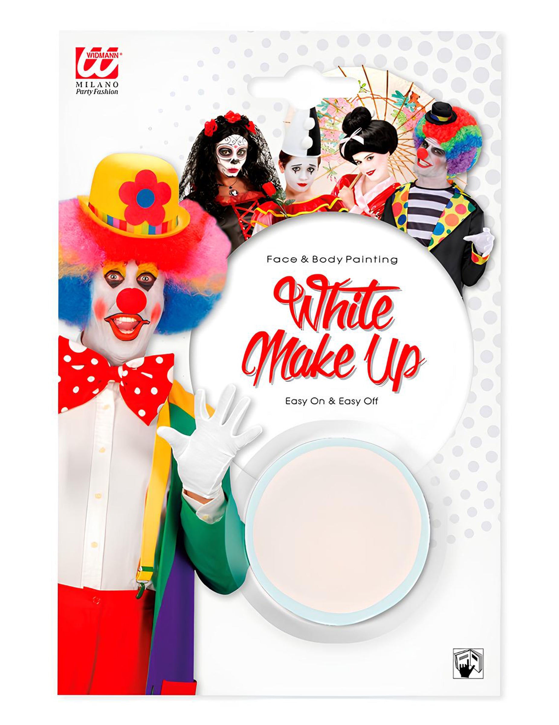 Pogled na pakiranje bijele vodene boje za odrasle 9,6 ml