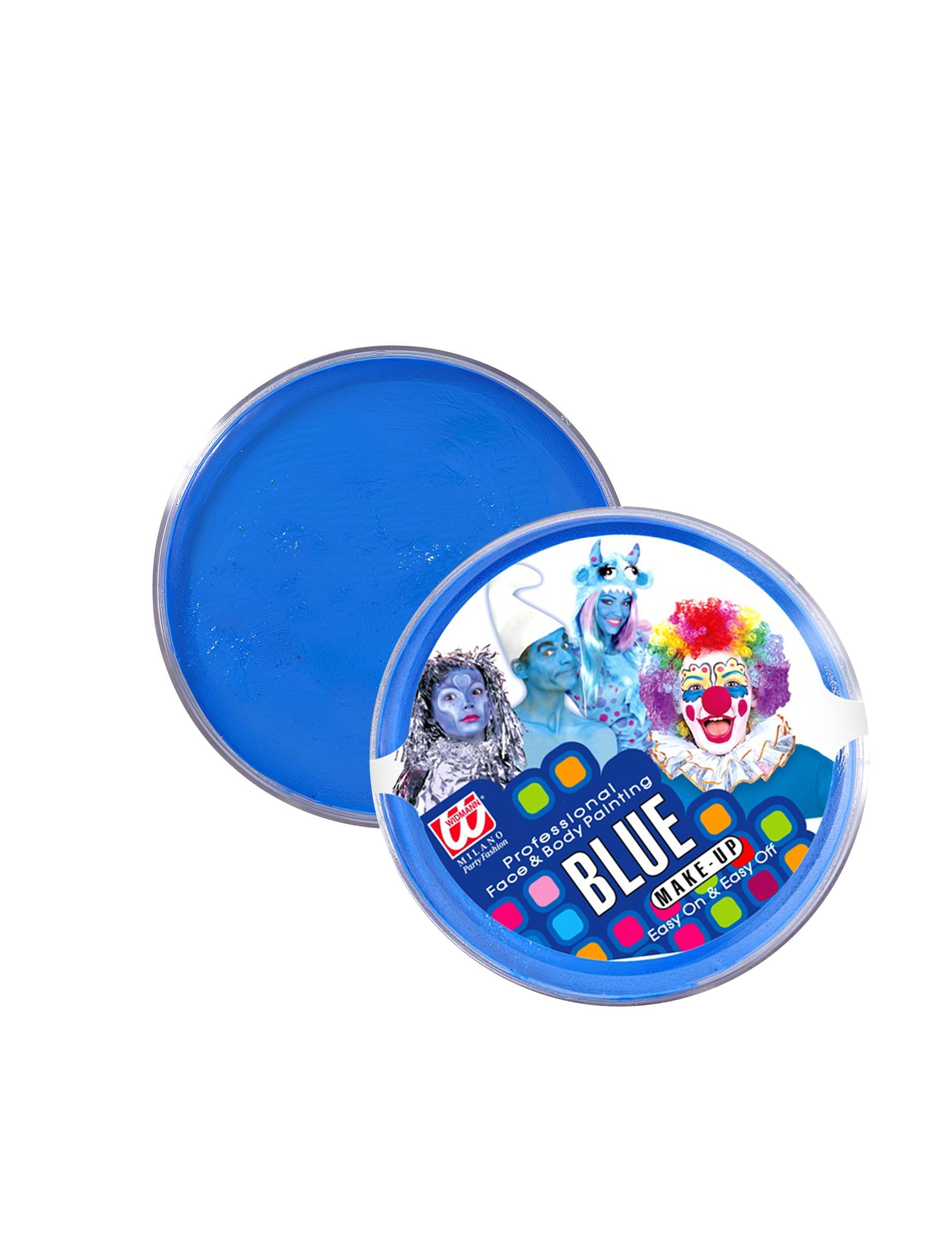 Profesionalna šminka za lice i tijelo u plavoj boji