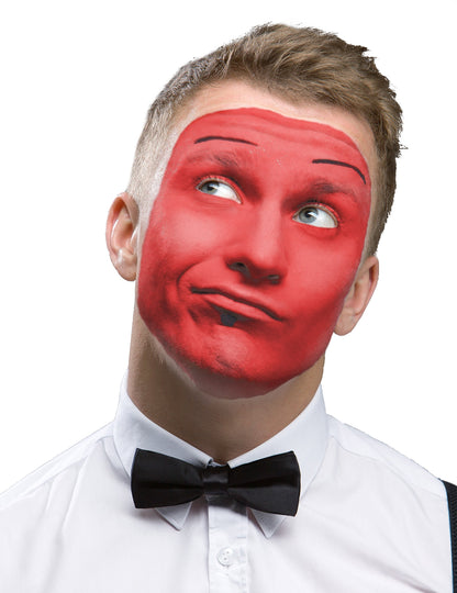 Crveni vodeni make-up za odrasle u jarkoj crvenoj boji