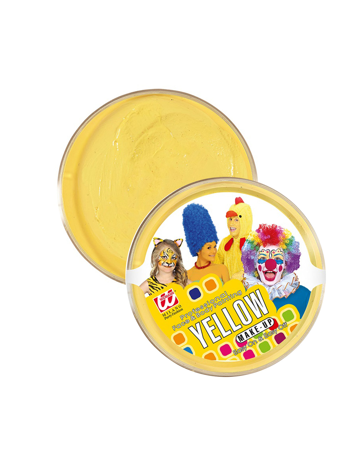 Maquillage professionnel pour adulte et enfant jaune