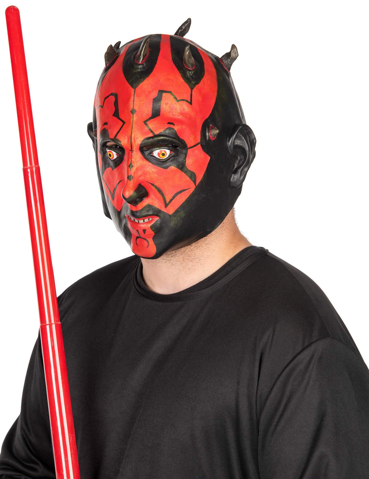 Pogled sa strane maske 3/4 Darth Maul Star Wars