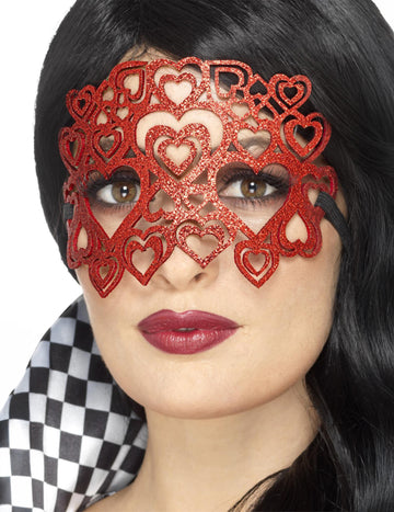 Odrasli glava coeurs maska