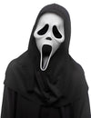 Masque avec capuche Scream™ pour enfant noir et blanc