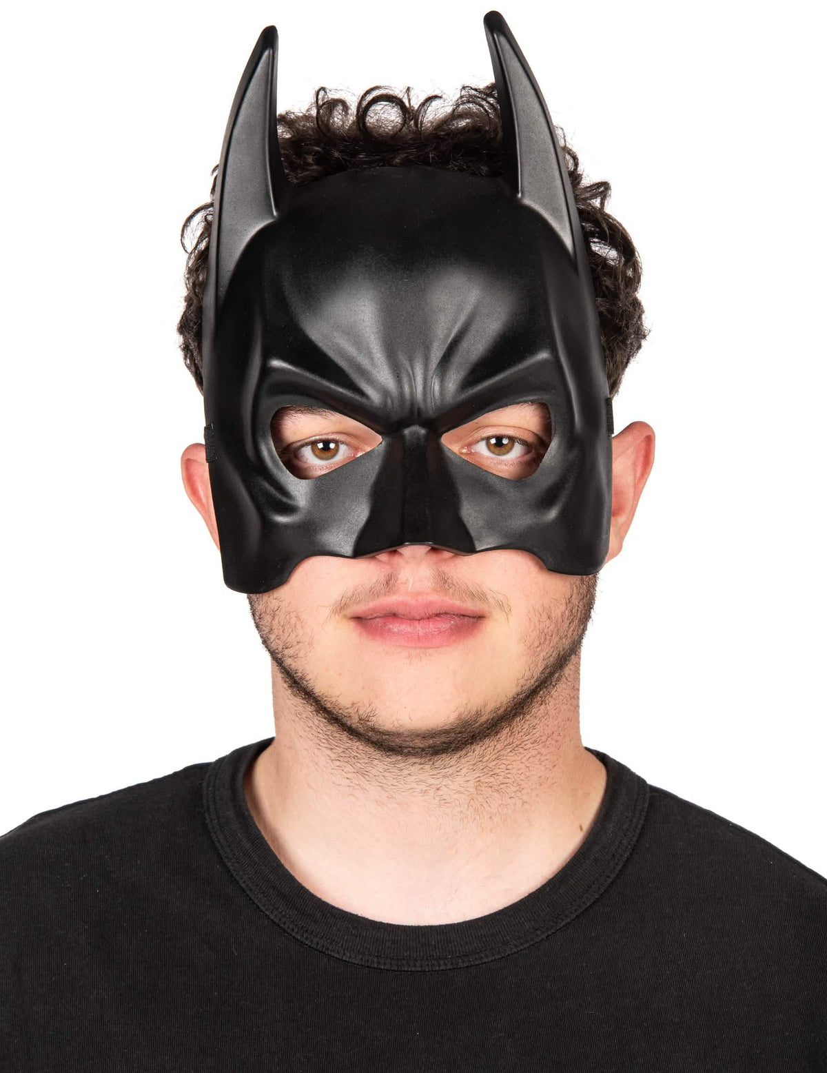 Batman mask The Dark Knight Rises™ za odrasli crna od plastike