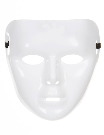 Sjajna bijela maska odrasla osoba