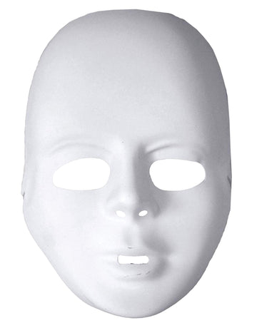 Bijela plastična maska