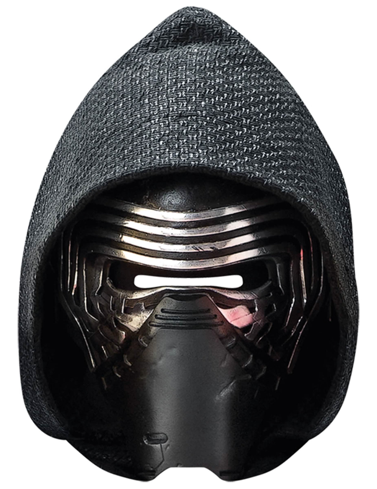 Kartonska maska Kylo Ren Star Wars VII za odrasli crna s kapuljačom