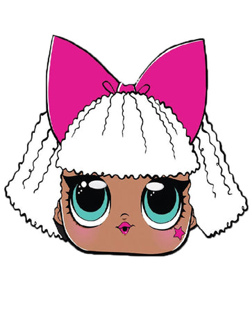 Kartonska maska diva lol iznenađenje